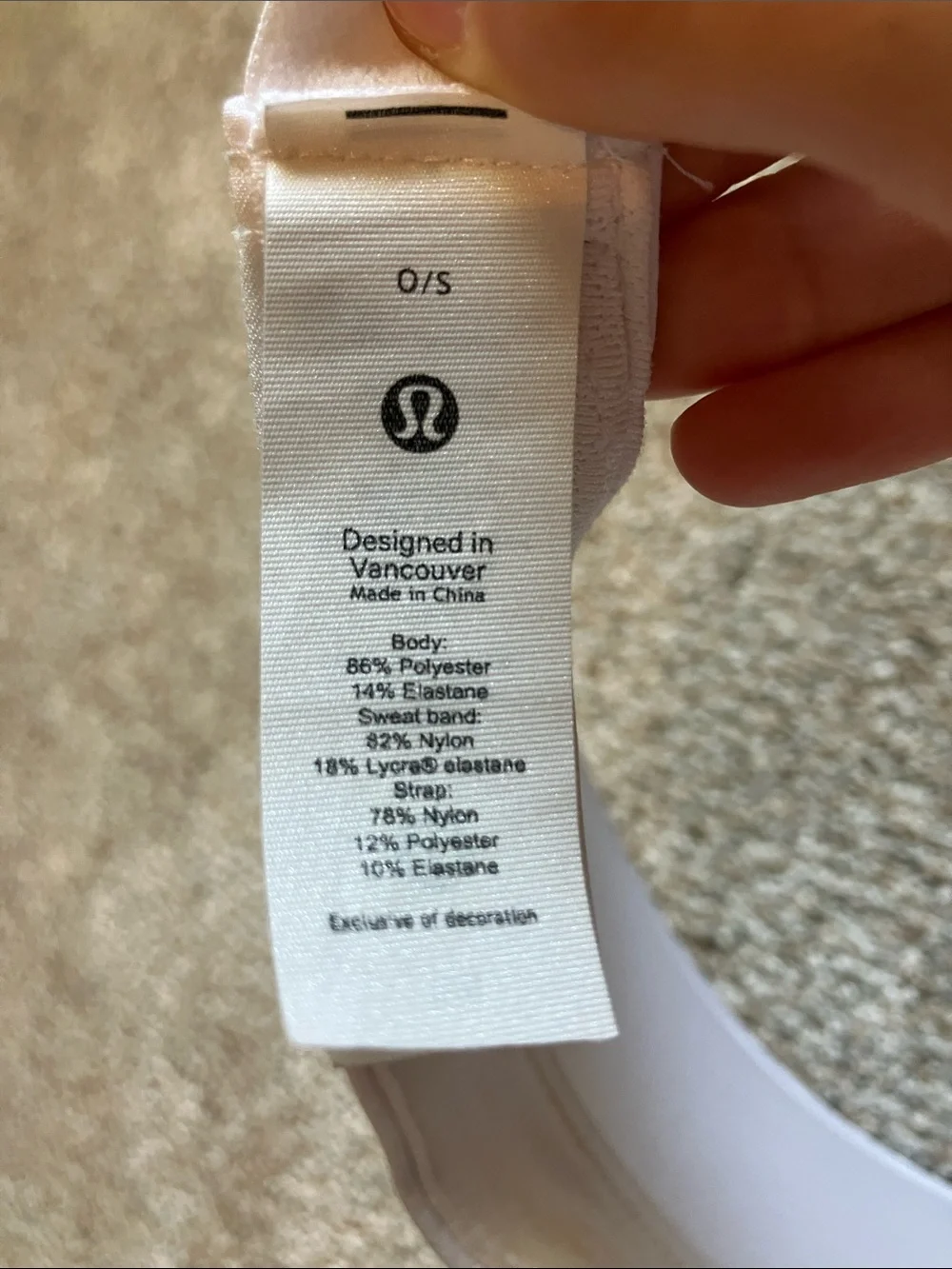 Lululemon Fast Paced Run Visor